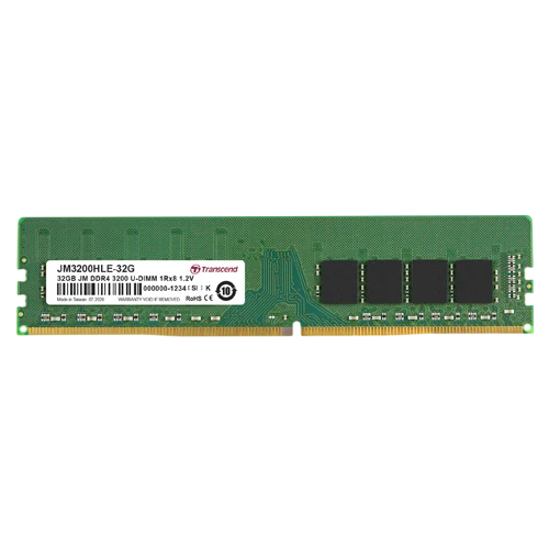 TRANSCEND 32GB DDR4 3200MHZ - DESKTOP RAM - product card image