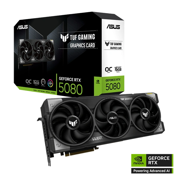 ASUS TUF Gaming Geforce RTX 5080 16GB GDDR7 - product card image