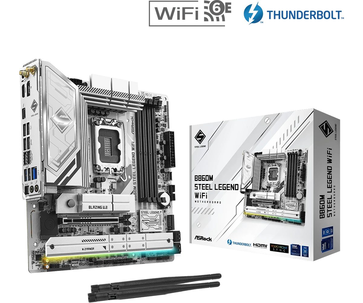 ASROCK B860M STEEL LEGEND WIFI DDR5 - product card image