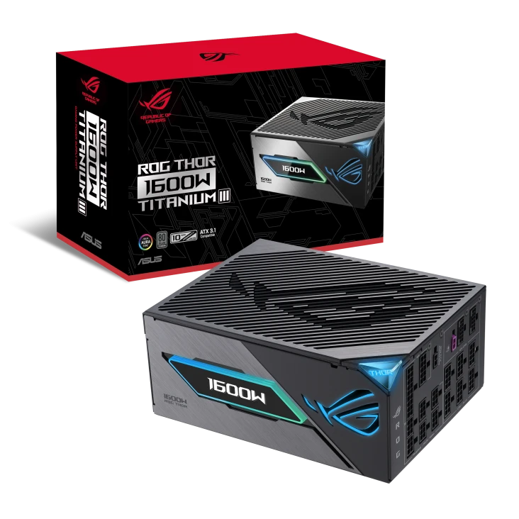 ASUS ROG THOR 1600W TITANIUM III FULL MODULAR - product card image
