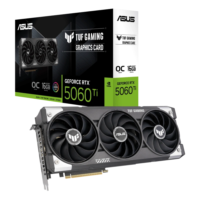 ASUS TUF Gaming GeForce RTX 5060 Ti 16GB GDDR7 - product card image